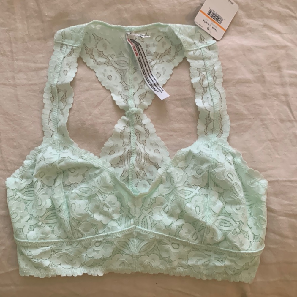 New Worn Free People Lace Bralette